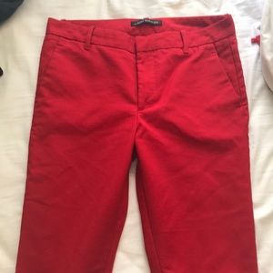 Red ZARA dress pants